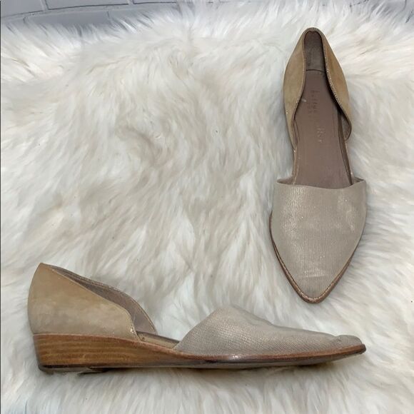 Bettye Muller Cage D'Orsay Wedge Flats Sz 8.5 - Picture 1 of 8